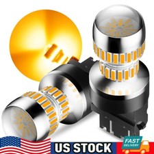 Auxito 3000k Amber 3157 Anti Hyper Flash Led Turn Signal Light Bulb Canbus H