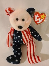 Ty Spangle Beanie Baby 8.5" tall Pink Head Version