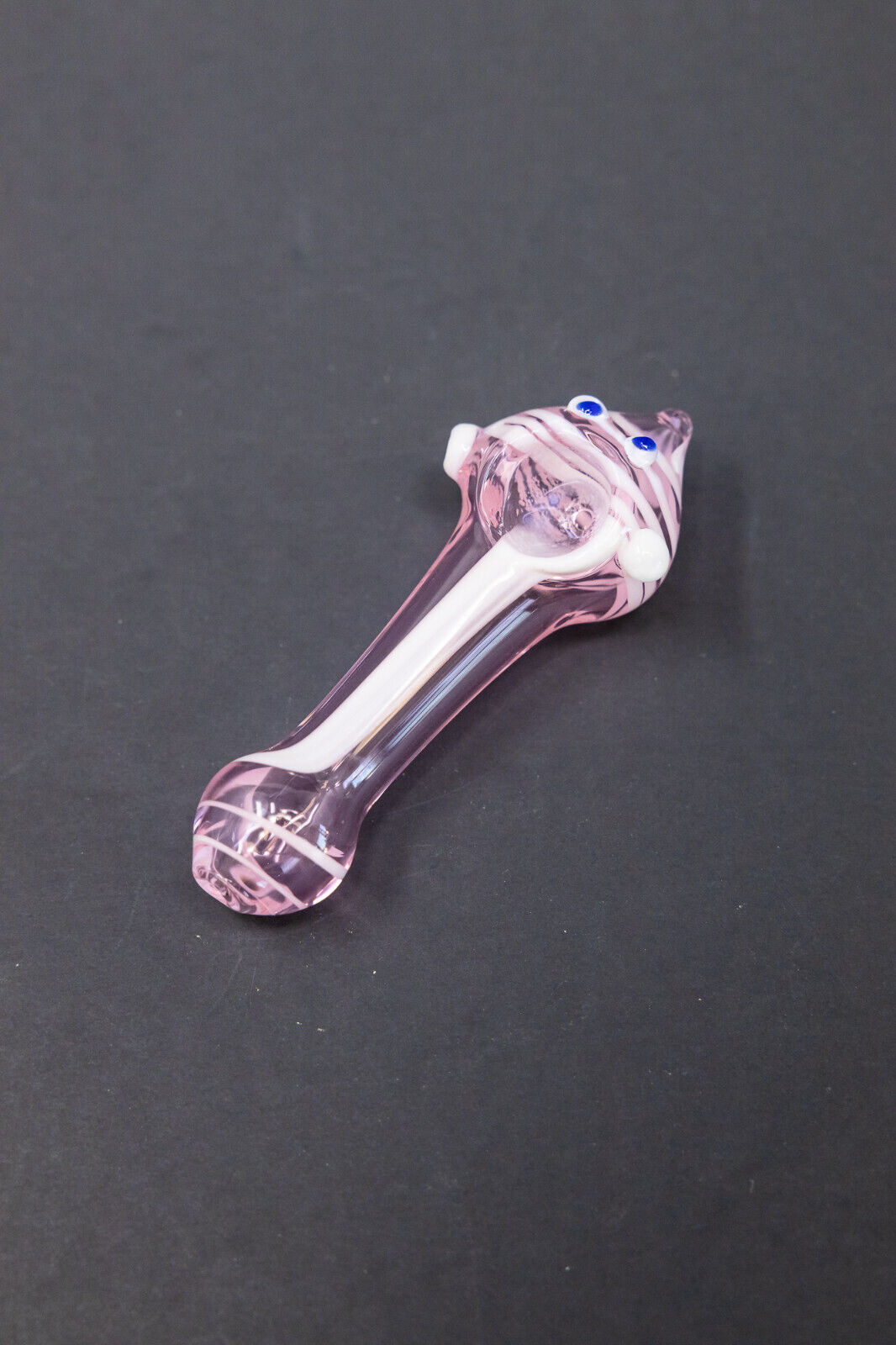 4 Pink Googly Eye TOBACCO Glass Hand Smoking Pipe w/ Carb Hole - Fast Shipping. Available Now for 9.99