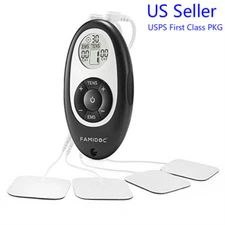 Electronic Stimulation Massage TENS EMS Unit Machine Muscle Therapy Pain Relief