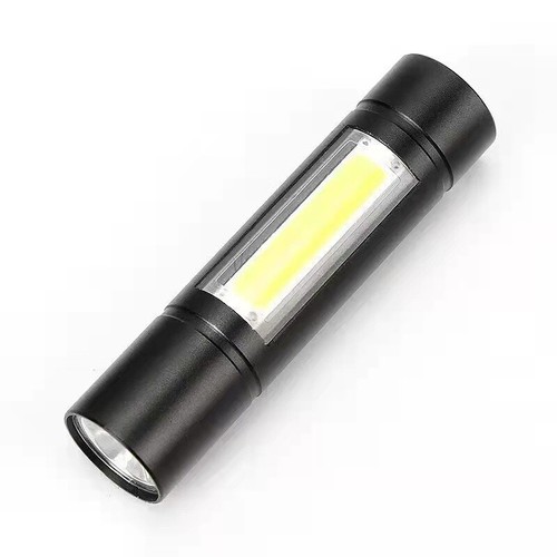 LED flashlight USB rechargeable super bright small torches camping/ hiking - Picture 2 of 6