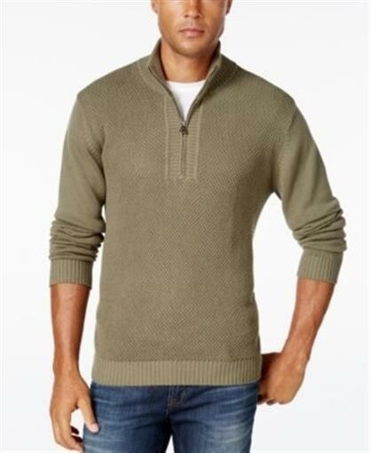 Zip Ribbed Sweater #301 