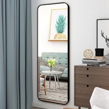 Metal Long Wall Mounted Bathroom Bedroom Hallway Living Room Mirror Full Length
