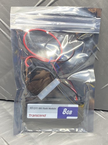 Transcend 8GB 40-pin IDE Flash Module + 4-pin Connector - New - Picture 4 of 4