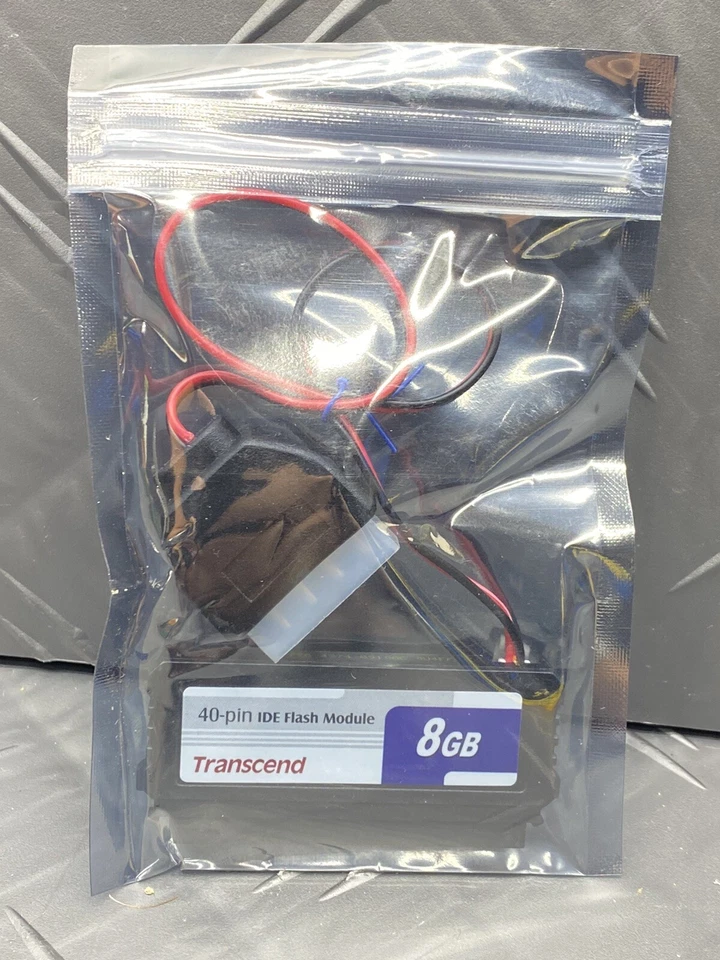 Módulo Flash IDE Transcend 8GB 40-pin + Conector 4-pin - Nuevo Foto 4 de 4