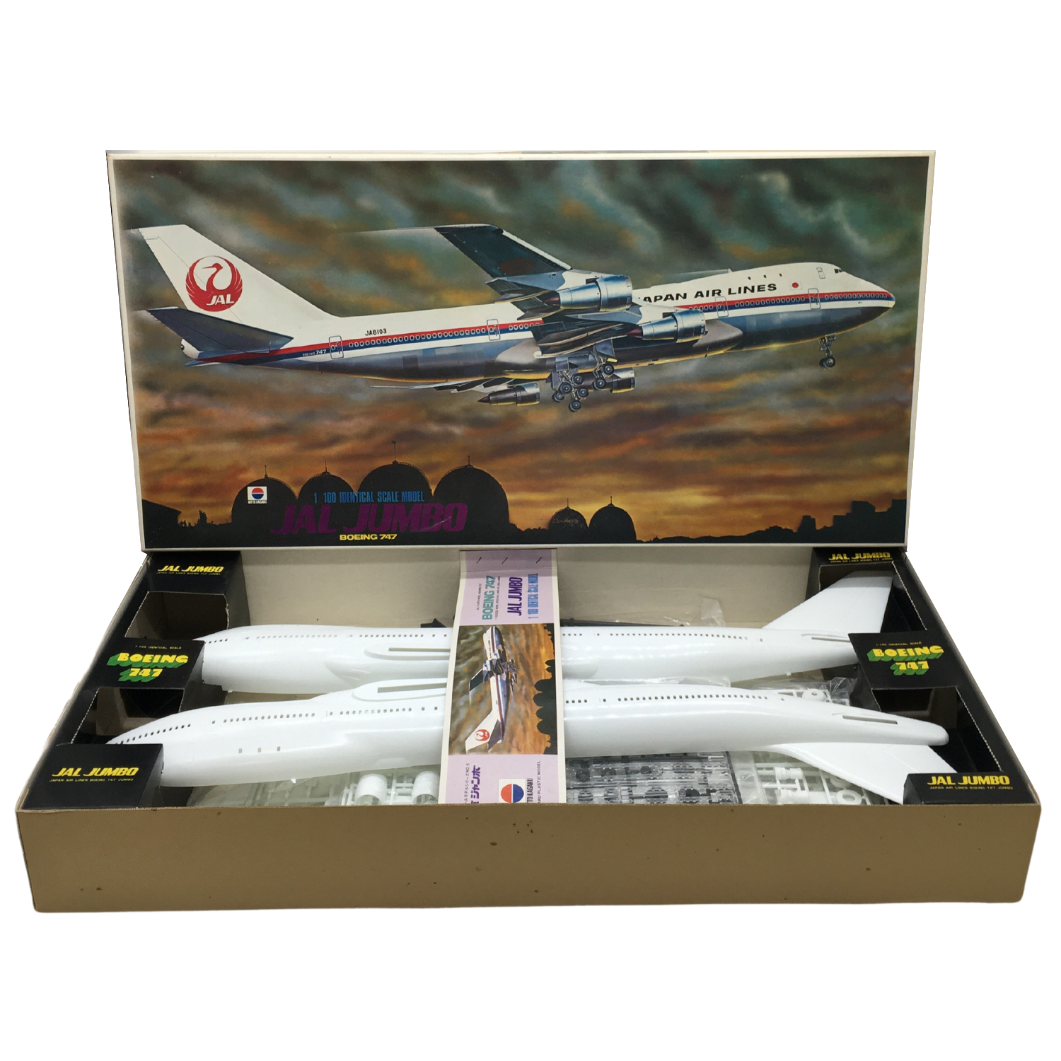 童友社 全日空 ボーイング747 ジャンボ 1/100 未組立 【DOYUSHA ANA