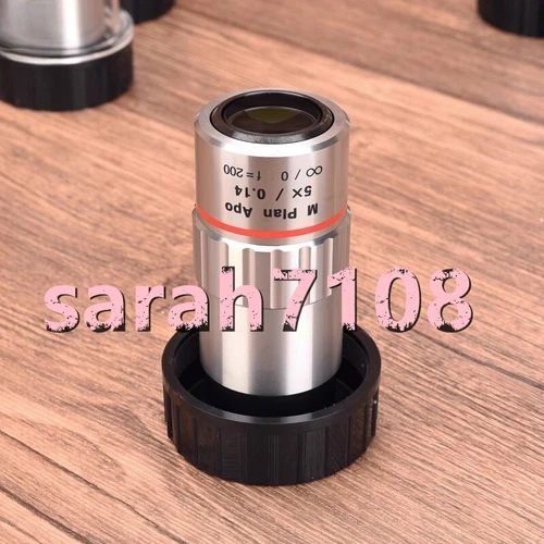 1PC USED mitutoyo M Plan Apo 5x/0.14 objective #YY