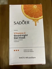 Sadoer Vitamin C Good night Gel Mask 4ML New and Sealed