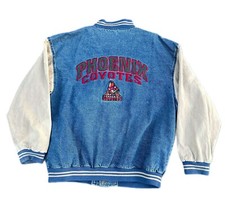 Vintage Phoenix Coyotes Denim Jacket Lee Sport NHL Hockey Jean 90s XL