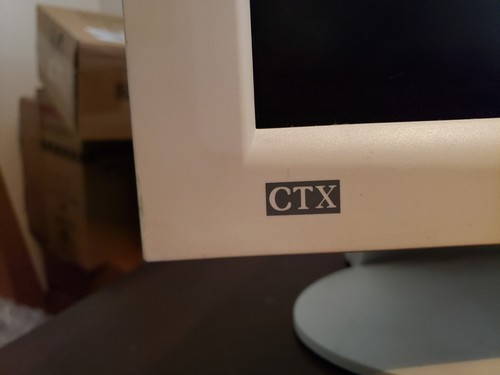 Working CTX PV510 Monitor 15" Power Adapter VGA RARE Retro 1st Gen LCD TFT 2001 - Bild 5 von 18