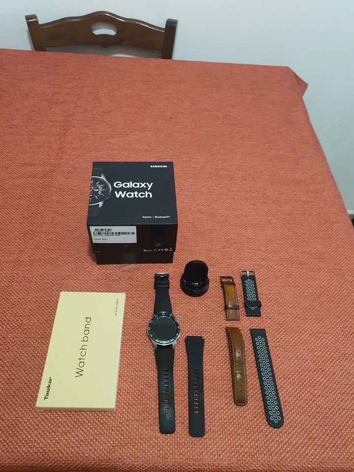Samsung Galaxy Watch SM-R800 46 mm Cassa in Acciaio Inossidabile,  Nero..., foto 1 di 5