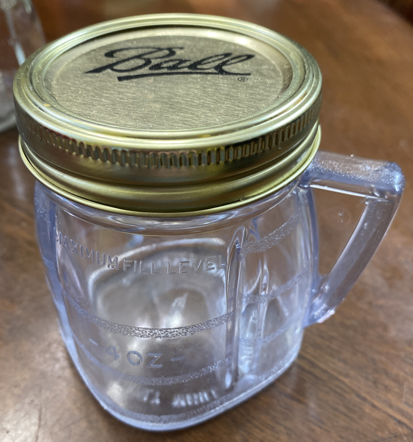 (3) Vintage Osterizer Blender 8oz 1/2pt Mini Blend Storage Jar Metal Lid