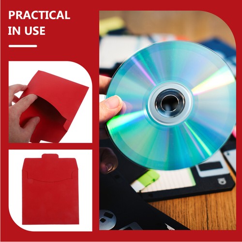 20 Pcs CD-Tasche DVD-Aufbewahrungshüllen DVD-Aufbewahrungstasche - Afbeelding 7 van 12