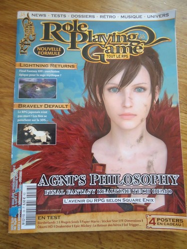 REVUE MAGAZINE ** ROLE PLAYING GAME n°38 ** JEUX VIDEOS RPG FINAL FANTASY AGNI - Imagen 1 de 3