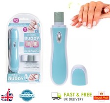 MINI BUDDY Nail Buffer & Shiner Manicure Pedicure Ladies Electric Nail Shiner UK