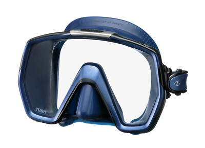 Tusa Freedom HD Maske Scuba Diving FreeDiving Schnorcheln Indigo M-1001QID-ID
