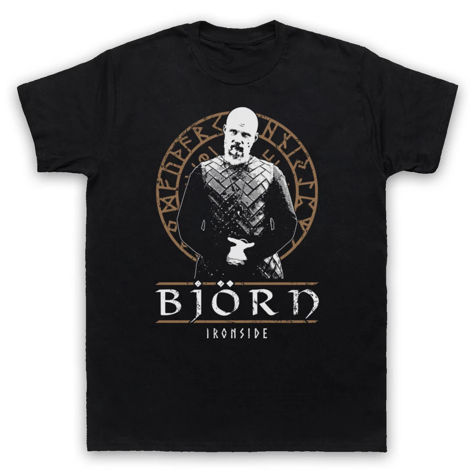 Vikings Bjorn Ironside Norse Saga History Viking King Mens & Womens T-shirt - Image 3 of 4