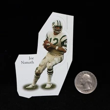 Joe Namath New York Jets NFL Peel-off  Sticker