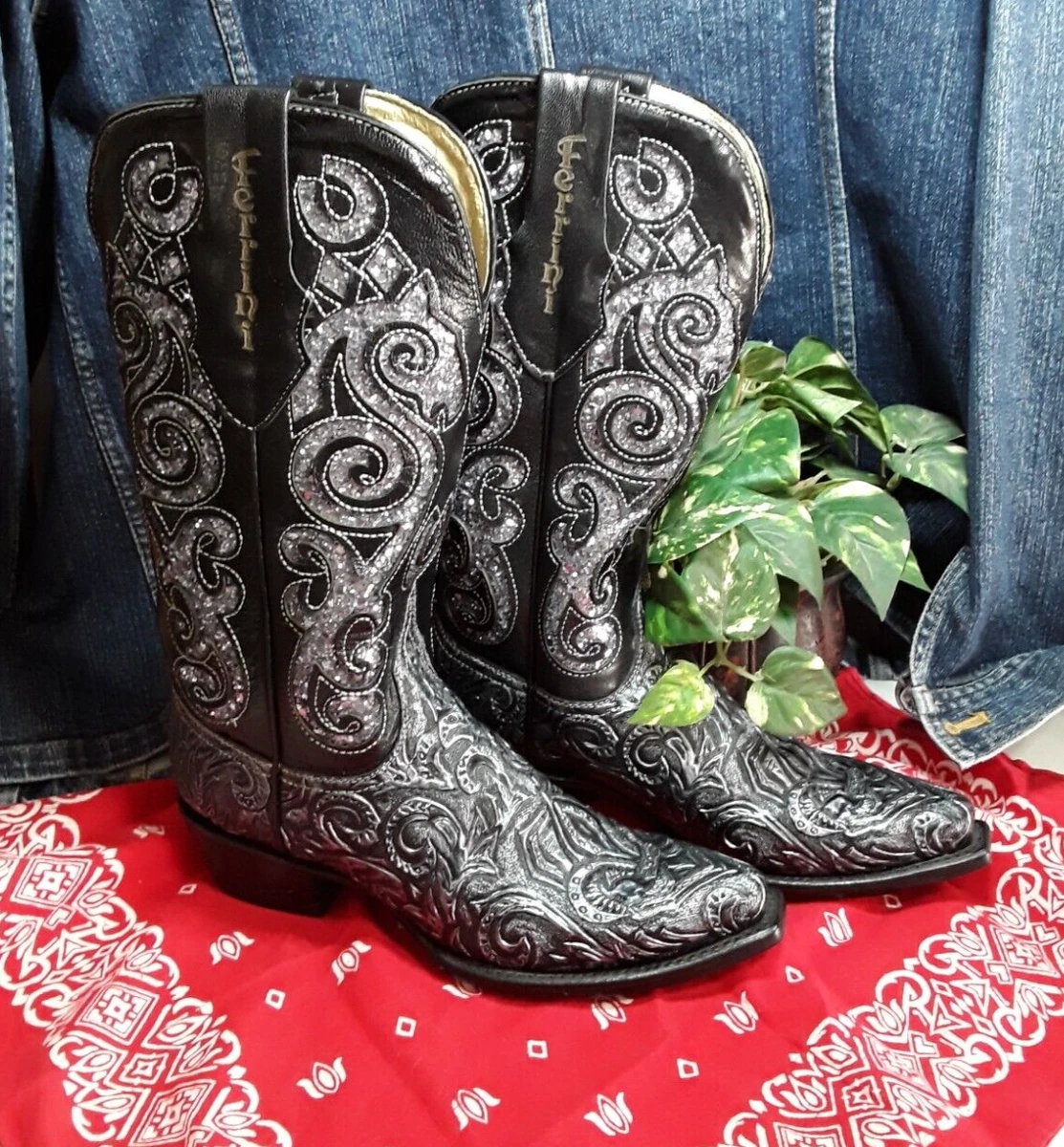 Bling top cowgirl boots