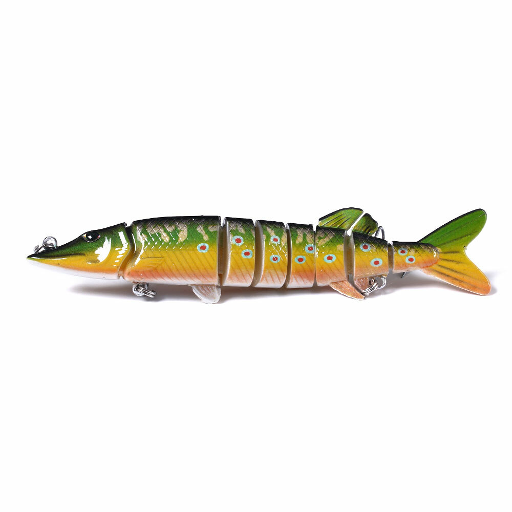 1Pc 12.5cm/18.5g 7-Segment Multi Jointed Fishing Lure Wobbler Swimbait Hard Bait | eBay 1Pc 12.5cm/18.5g 7-Segment Multi Jointed Fishing Lure Wobbler Swimbait Hard Bait | eBay