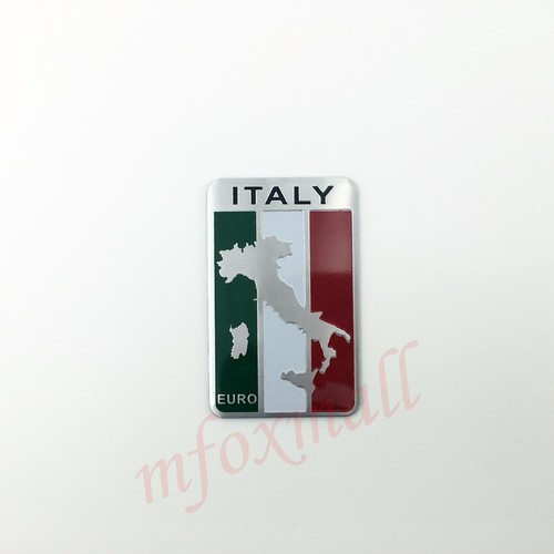 Auto Truck Parts Trim 3D Decal Sticker Italy Italia IT Flag Logo Badge Emblem - Picture 2 of 7