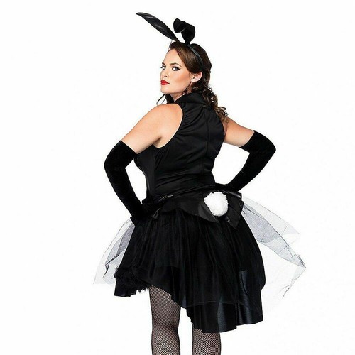Sexy Women Lingerie Bunny Bodysuit Halloween Cosplay Costume Rabbit Party Outfit - Picture 4 of 6