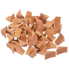 Miniature Roof Tiles Clay Model Roof Tiles for Model Building Red 50PCS 1:12