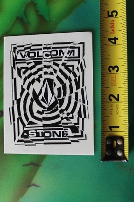 VOLCOM Stone Spiral Mirror Broken Glass Retro Vintage Skateboarding STICKER