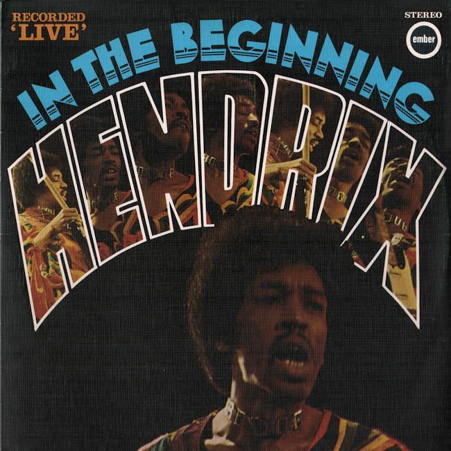 JIMI HENDRIX In The Beginning 1973 or. UK rare BROWN TRANSLUCENT
