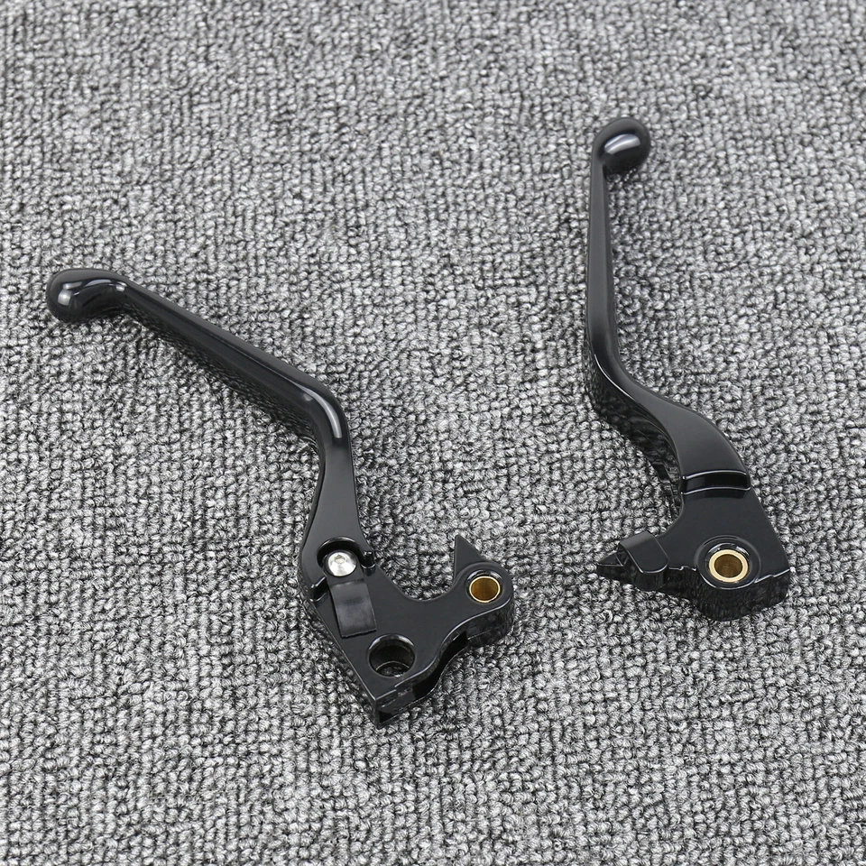 Black Brake Clutch Lever For Harley Iron 883 Sportster 1200 XL 1200 72 2004-2013 - Image 3 of 4