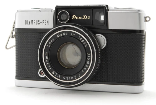 [Near MINT] Olympus Pen D2 Half Frame Point & Shoot Camera 32mm f/1.9 lens JAPAN