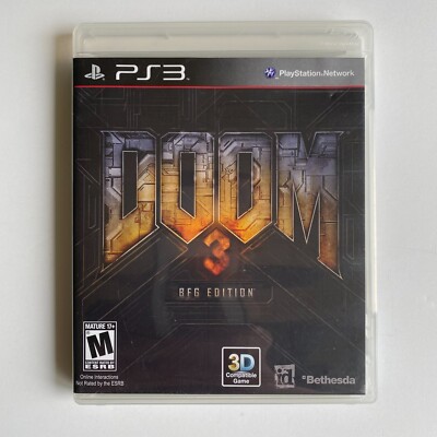 Doom 3 BFG Edition (Sony PlayStation 3, 2012) PS3 complete CIB video game