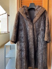 Pelliccia Di Vero Visone Selvaggio Marrone