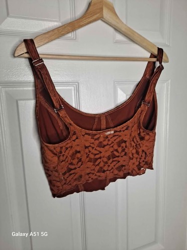 Intimately Free People Lace Crop Top Size Large - Picture 4 of 7