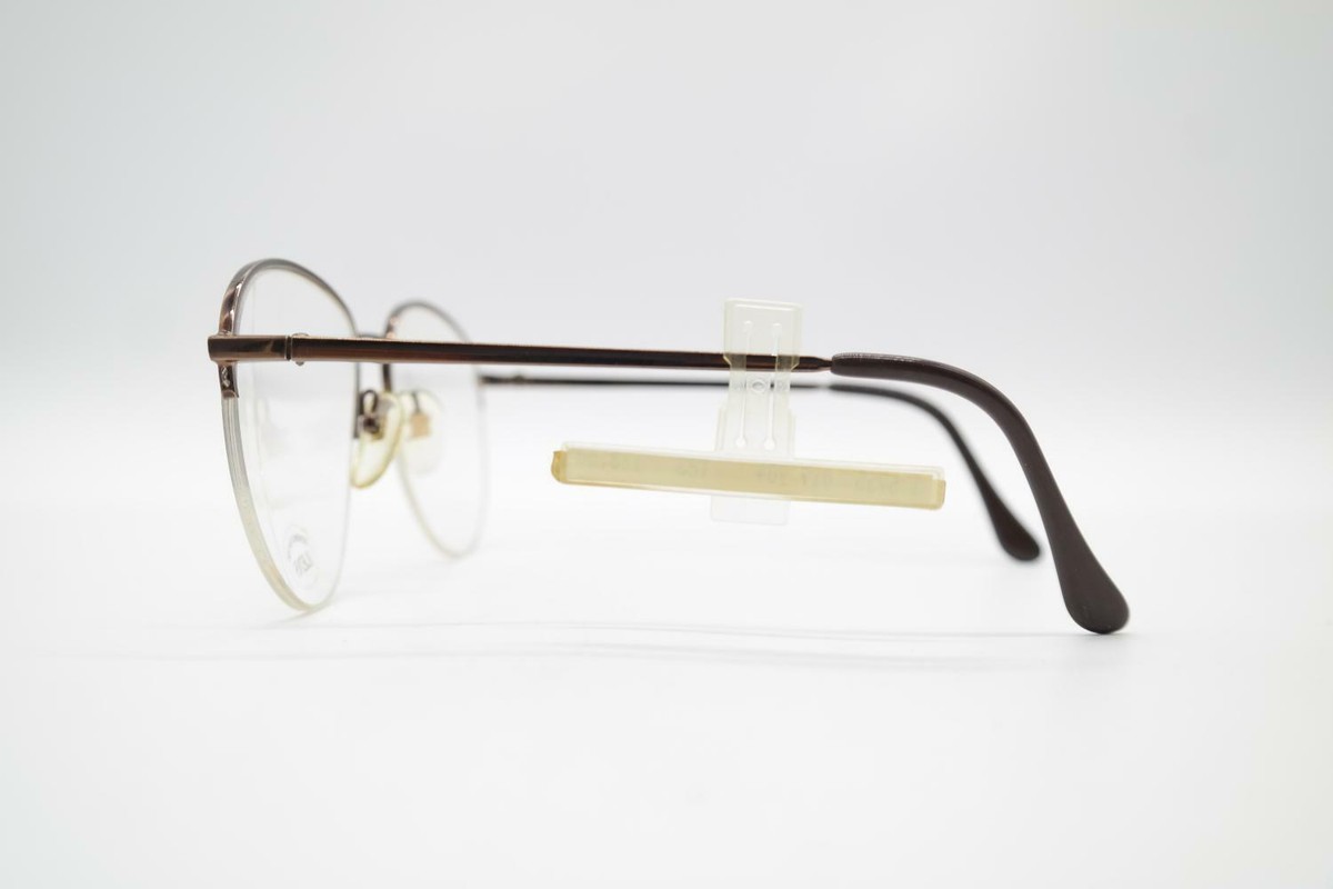 Lunettes Vintage Menrad 466 - Monture Or Demi-cadre - Neuf Sans étiquette, Fabriqué En Allemagne