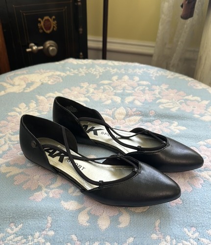 AK Anne Klein Sport Gr. 7 Riemchen Ballerinas spitze Ballerinas