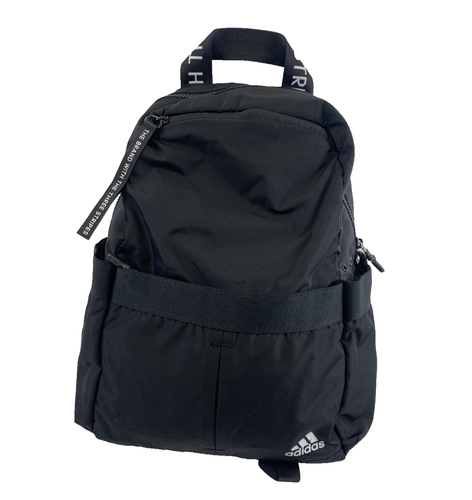 Adidas VFA Rucksack schwarz vielseitig Reise Athleisure Medien Laptop gepolsterte Hülle