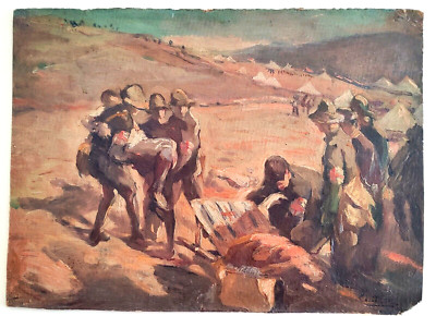 LISTED SPANISH IMPRESSIONIST OIL PAINTING SIGNED CECILIO PLA, CICLE SOROLLA