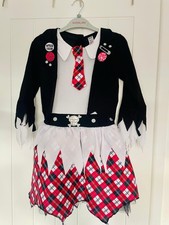 Halloween Punk Rocker School of Rock Dressing Up Costume (Age 10-11)