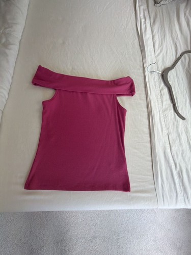 Garage Clothing Smooth Off Shoulder Top Burgundy Ribbed