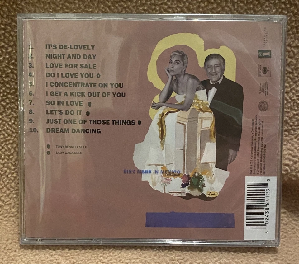 LADY GAGA TONY BENNETT - LOVE FOR SALE Limited 1000 Alt Pink Cover #3 New/Sealed - Image 2 of 3