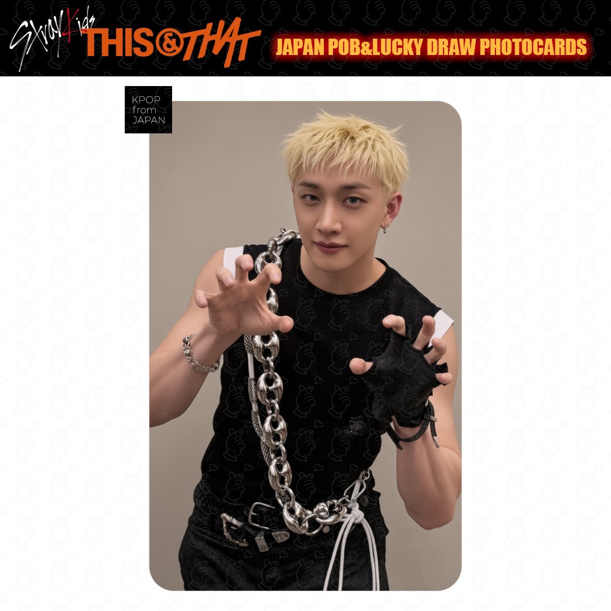 PRE Stray Kids THIS & THAT LUCKY DRAW POB JAPAN Photocard JYP  HMV SONY TOWER.R