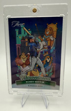 2024 Panini Three and Two Baseball Bobby Witt Jr. DOWNTOWN REFRACTOR Royals