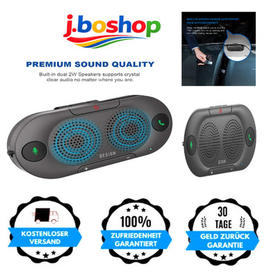 BESIGN BK06 Bluetooth Freisprechanlage Visier KFZ Siri Google Assistant Auto