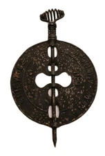 Antique Griswold New American Reversible Flue Chimney Damper 8" Cast Iron Flue  