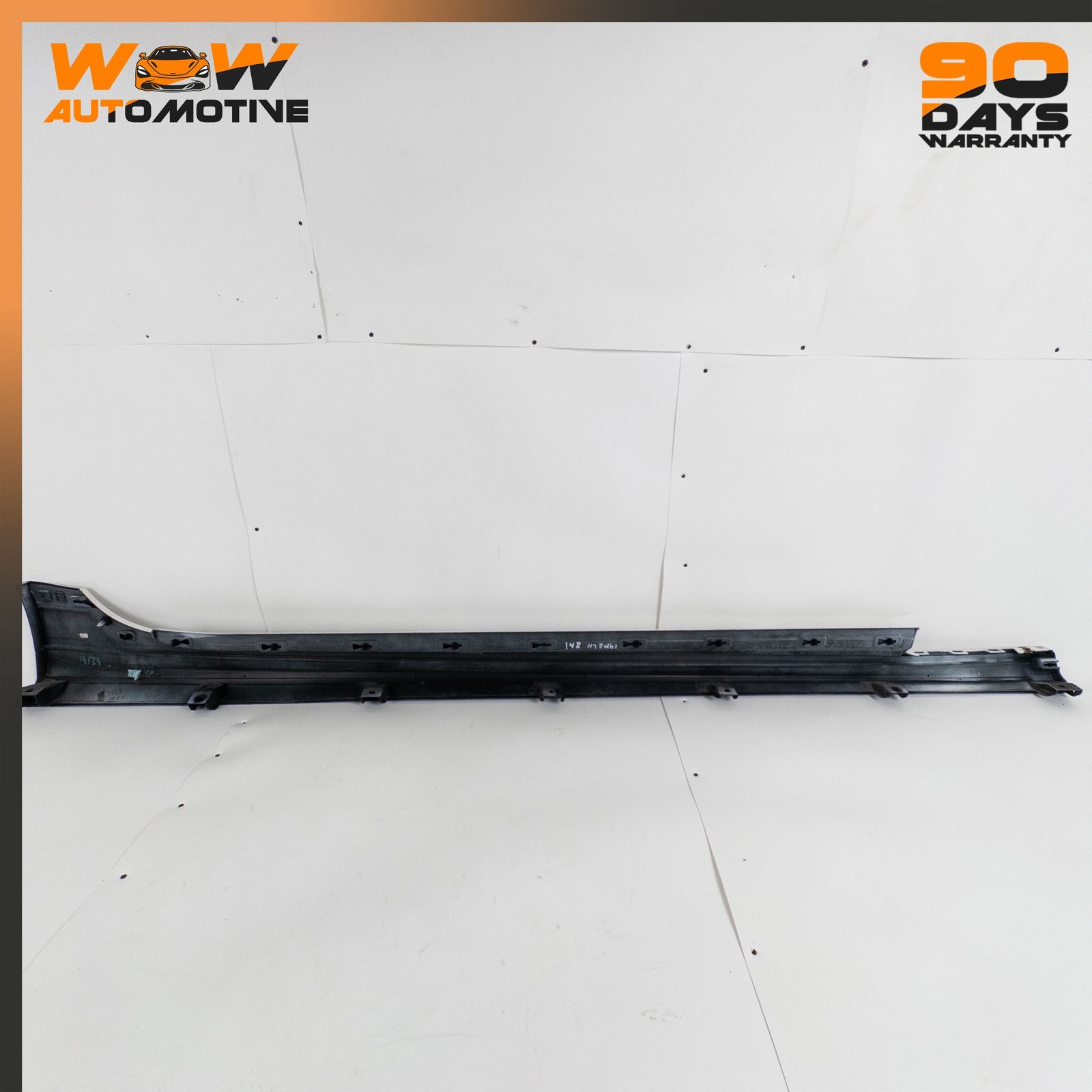 13-19 MASERATI QUATTROPORTE GTS LEFT DRIVER SIDE ROCKER PANEL SKIRT WHITE OEM