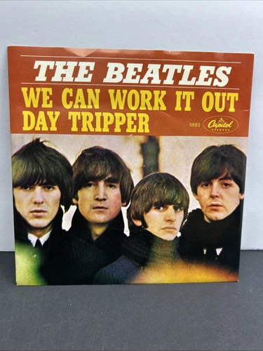 1965 BEATLES Day Tripper/We Can Work It Out- 45 W/Picture Sleeve Capitol 5555
