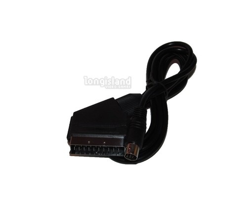 1pc New Video Cord For Sega Saturn System RGB Scart Cable NTSC & PAL 6FT Scart - Picture 2 of 2