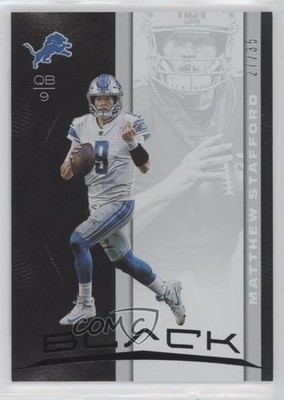 2019 Panini Black Silver 27/35 Matthew Stafford #17 3nn