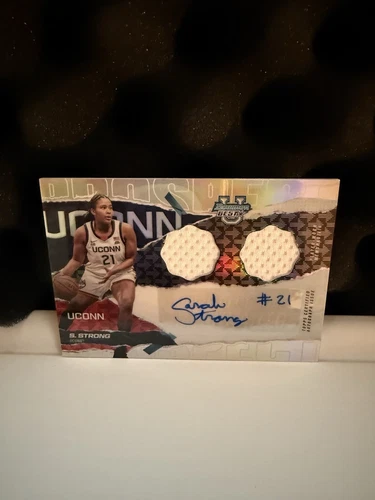 2024-25 Bowman Best University Sarah Strong Dual Patch Auto Refractor #PDRA-SS
